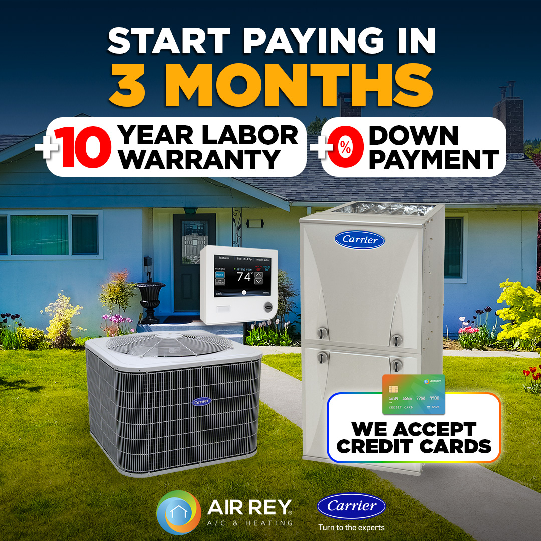 10-year labor warranty + start paying in 3 months