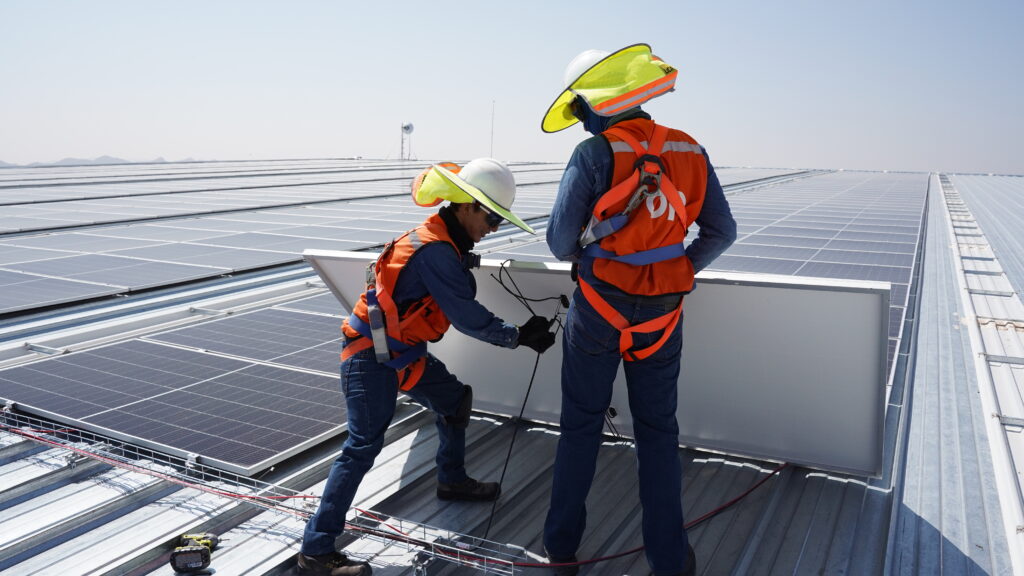 instalación de paneles solares